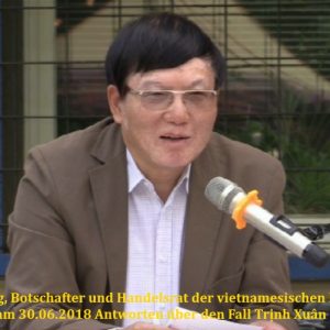Fall um Trịnh Xuân Thanh: Vietnam bestätigt, dass es zu einer “Vereinbarung im Dezember 2017” kam