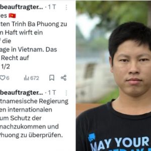 Đặc phái viên về nhân quyền của Chính phủ Đức lên án Chính phủ Việt Nam vi phạm quyền tự do ngôn luận