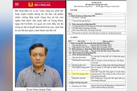 Ông Phạm Quang Thiện là người từng được đề nghị trao tặng Huân chương Lao động hạng Nhì