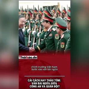 Cải cách hay thâu tóm: Ván bài ngửa giữa Công an và Quân đội?