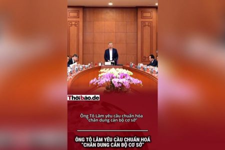 ÔNG TÔ LÂM YÊU CẦU CHUẨN HÓA ‚CHÂN DUNG CÁN BỘ CƠ SỞ‘