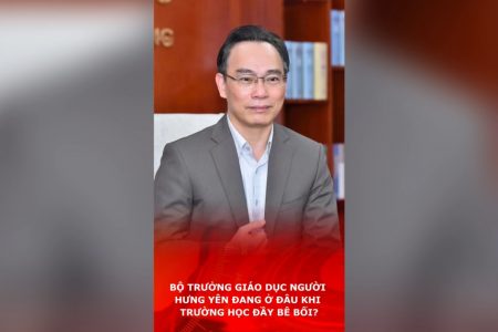Bộ trưởng Giáo dục người Hưng Yên đang ở đâu khi trường học đầy bê bối?