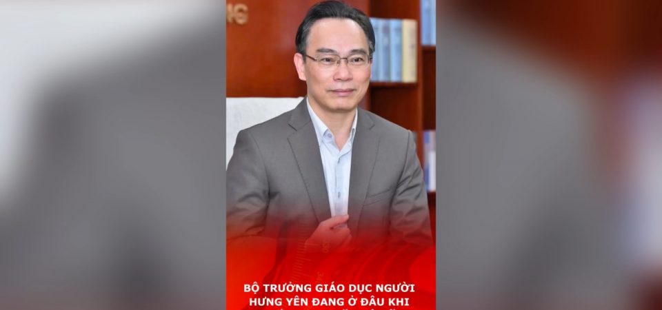 Bộ trưởng Giáo dục người Hưng Yên đang ở đâu khi trường học đầy bê bối?