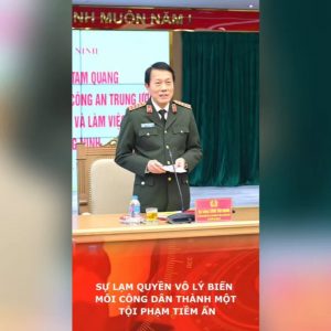Sự lạm quyền vô lý biến mỗi công dân thành một tội phạm tiềm ẩn