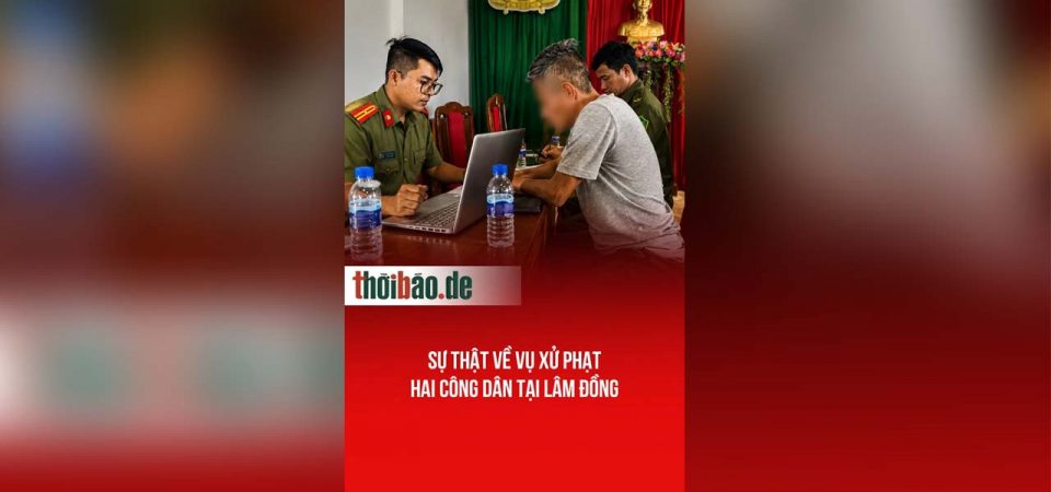 Sự thật về vụ xử phạt hai công dân tại Lâm Đồng