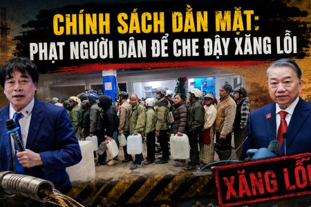 Chính sách dằn mặt: Phạt người dân để che đậy xăng lỗi