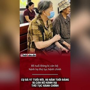 Cụ bà 97 tuổi đời, 80 năm tuổi Đảng bị cán bộ hành hạ thủ tục hành chính
