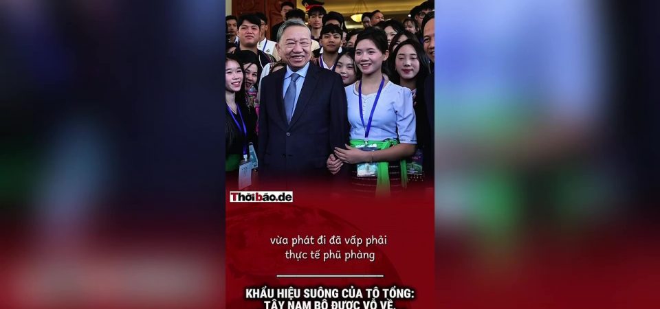Khẩu hiệu suông của Tô Tổng: Tây Nam Bộ được vỗ về, Hà Nội khóc ròng vì mất đất