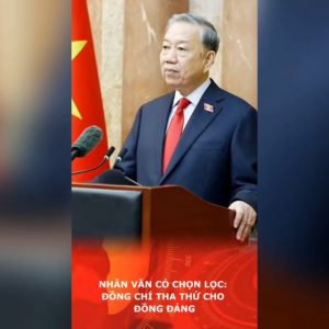 Nhân văn có chọn lọc: Đồng chí tha thứ cho đồng đảng