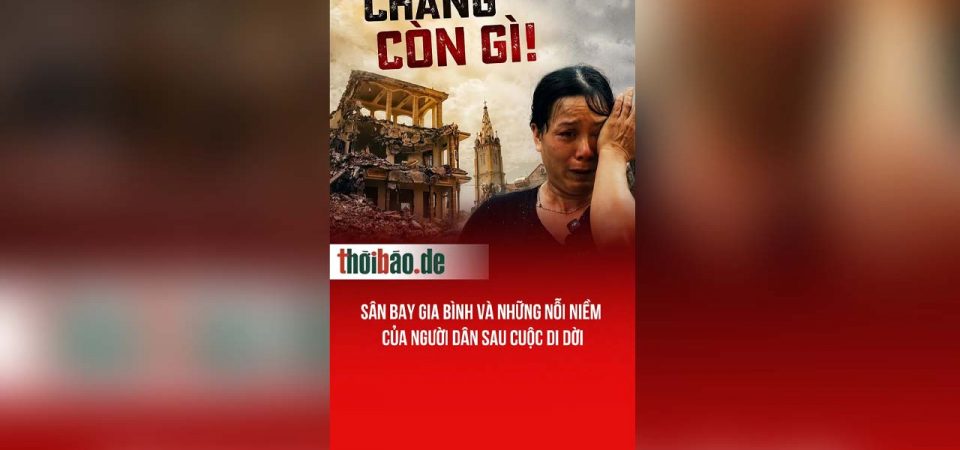 Sân bay gia bình và những nỗi niềm của người dân sau cuộc di dời