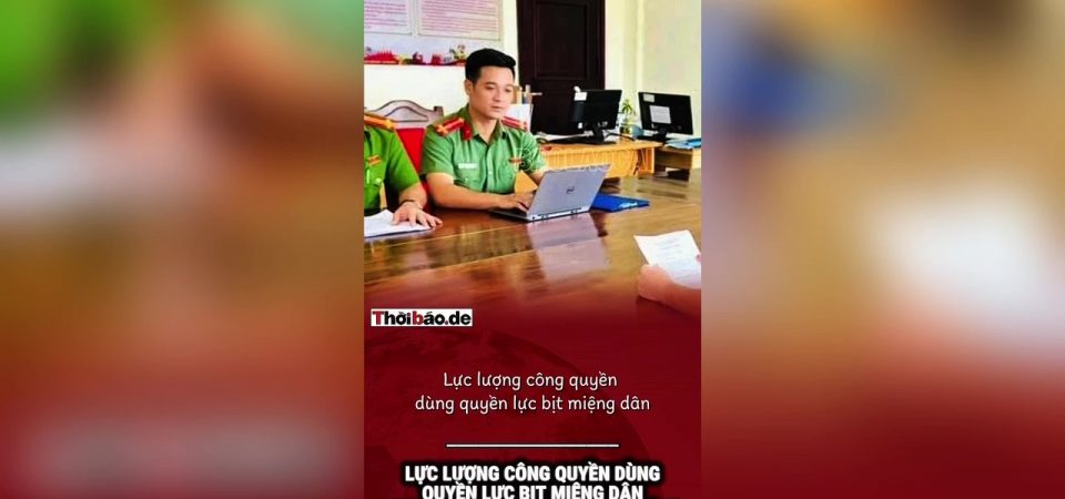 Lực lượng công quyền dùng quyền lực bịt miệng dân thay vì sửa đổi thói „hành dân“