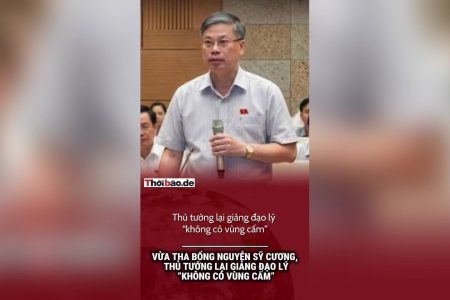 Vừa tha bổng Nguyễn Sỹ Cương, Thủ tướng lại giảng đạo lý „không có vùng cấm“