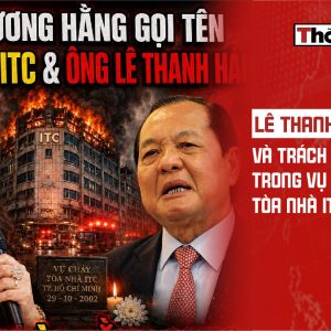 Lê Thanh Hải và trách nhiệm trong vụ hỏa hoạn tòa nhà itc năm 2002