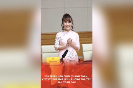 ด้วยหนี้ค้างชำระ 250 ล้าน USD Vietjet ต้องเผชิญกับการอายัดสินทรัพย์ทั่วโลก