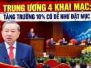 Trung ương 4 khai mạc: tăng trưởng 10% có dễ như đặt mục tiêu?