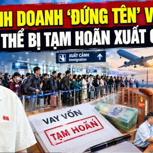 Hộ kinh doanh ‘đứng tên’ vay vốn có thể bị tạm hoãn xuất cảnh