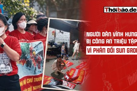Жителей Виньхунга вызывают в полицию за протесты против Sun Group