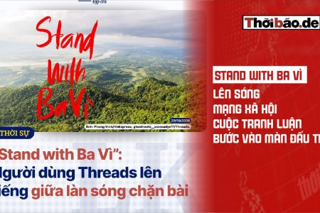 「Stand with Ba Vì」在社群媒體掀起熱潮,辯論進入智力交鋒階段